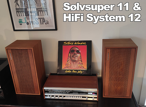 Tandberg Solvsuper 11 and HiFi system 12